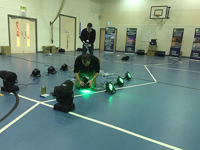 Immersion Rooms for Schools School Hall Stage Lighting